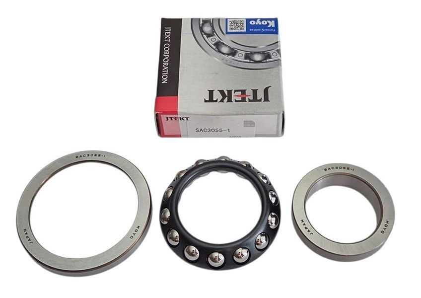 Підшипник рульової колонки SAC3055-1 Koyo (JTEKT) Японія для мотоциклів Honda, Suzuki 30х55х17 мм KOYO-SAC3055-1 фото
