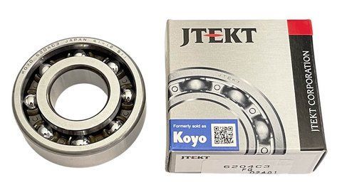 Підшипник 6204 C3 FG Koyo Jtekt Японія (колінвала Мінськ 12V / Yamaha Jog, 3KJ, Axis / Suzuki Lets 1, 2, 3) 20х47х14 мм KOYO-6204-C3-FG фото
