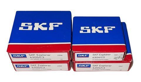 Комплект подшипников коленвала ИЖ Юпитер SKF Швеция/Италия BRG-KIT-CRK-IUP-SKF фото