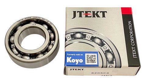 Подшипник 6205 C3 Koyo Jtekt Япония (коленвала ИЖ Юпитер / Yamaha BWS 100, Aerox 100 / Suzuki Address 110) 25x52x15 мм KOYO-6205-C3 фото