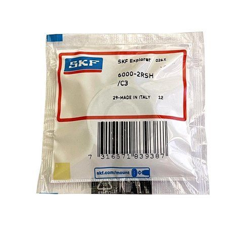 Підшипник 6000 2RS C3 SKF Швеція SKF-6000-2RSH-C3 фото