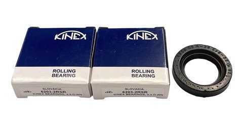 Комплект подшипников колеса ИЖ Планета, Юпитер Kinex Словакия (с сальником) BRG-KIT-WHL-IJ-KINEX фото