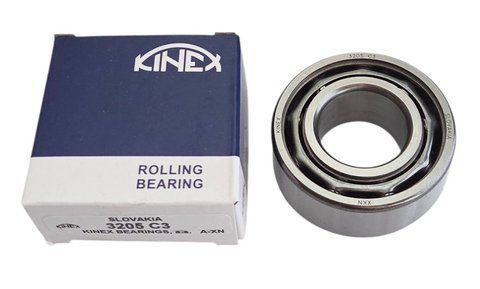 Подшипник 3205 C3 Kinex Словакия (коленвала Ява 638 12V) двухрядный 25x52x20.6 мм KINEX-3205-C3 фото
